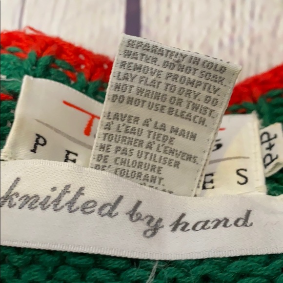 Talbots knit holiday sweater with decorative bow - Picture 7 of 7